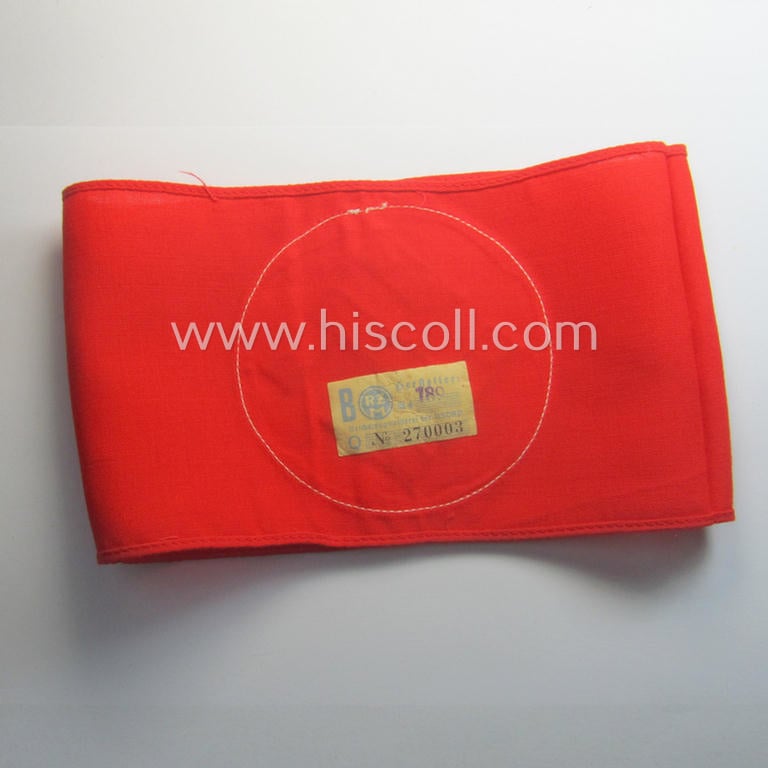 'Stonemint' N.S.D.A.P.-related party-armband (ie. 'Armbinde') being an example that still holds its period-attached 'RzM'-etiket