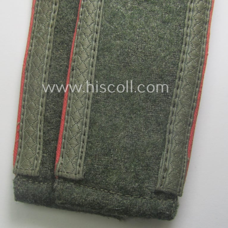 Pair of WH (Heeres) 'M41 o. M43'-pattern, NCO-type shoulderstraps 'Unteroffizier eines Pz-Jäg.-Abtgs.'