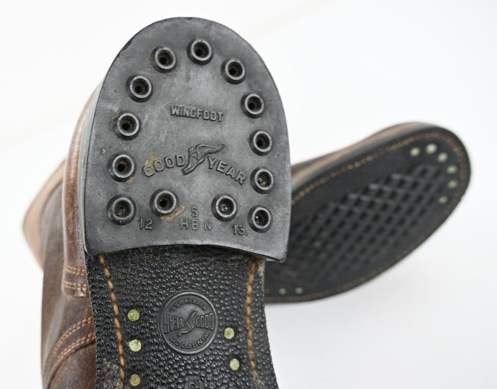 US WW2 Double Buckle Combat Boots