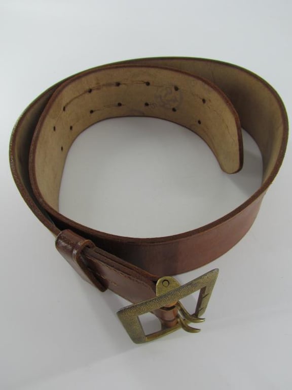 Political Double-Claw Officers Belt & Buckle