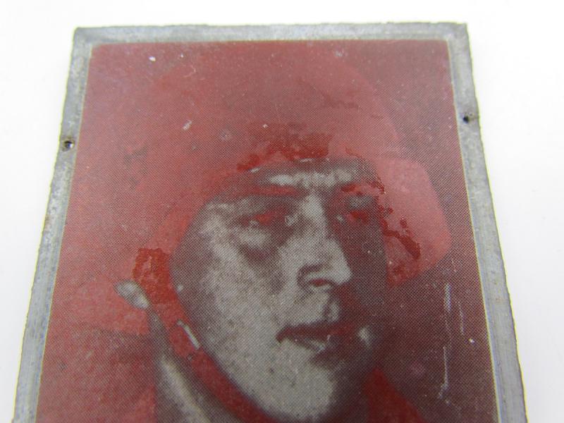 Original German Newspaper Photo “Druckplatte” (printing plate)