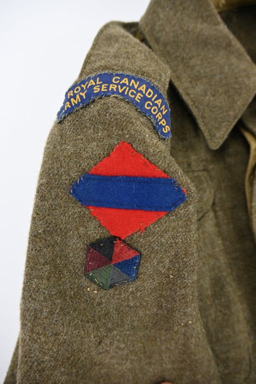 Canadian WW2 Battle Dress RCASC