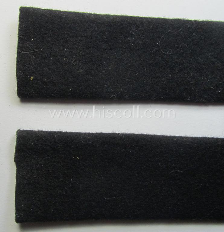 WWII- (ie. TR-) period, woolen-based fire-brigade (ie. 'Feuerwehr'-) related cuff-title (ie. 'Ärmelstreifen') entitled: 'Werkfeuerwehr'