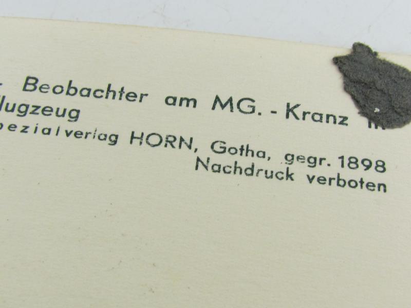 Luftwaffe Airgunner With MG15 Photo