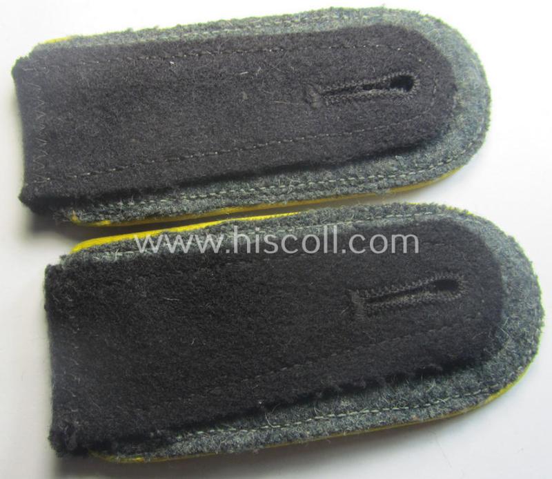 Waffen-SS NCO-type shoulderstraps: 'SS-Oberscharführer' who served within the: 'Waffen-SS Nachrichten-Trpn.'