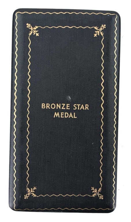 US WW2 Named Bronze Star medal in Case 'James E. Summerset'