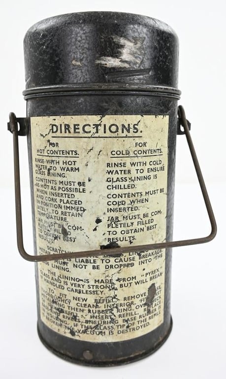 British WW2 Thermos Flask 1943