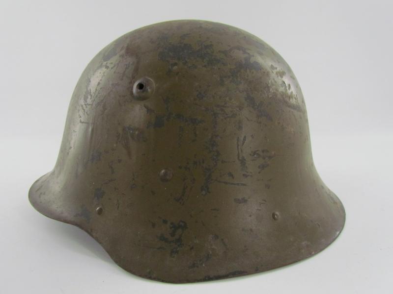 Bulgarian WW2 M36 helmet in original paint