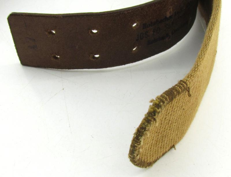 Wehrmacht tropical webbing belt 1942 ( Mint )