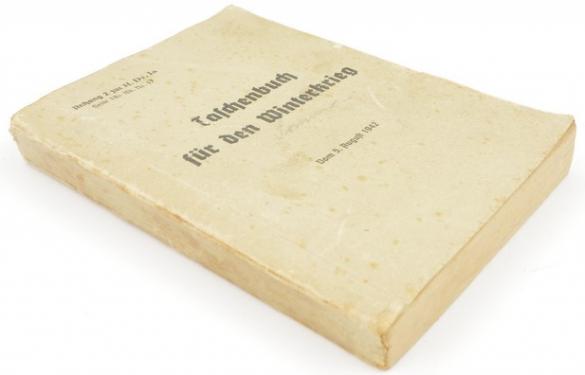 German Waffen-SS 'Winterbattle' pocketbook