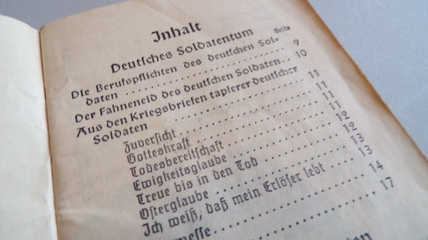 Wehrmacht Feldgesangbuch