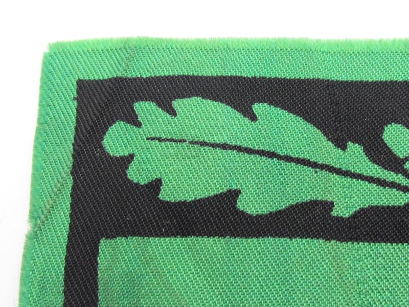 Printed Heer/Waffen-SS camouflage rank patch