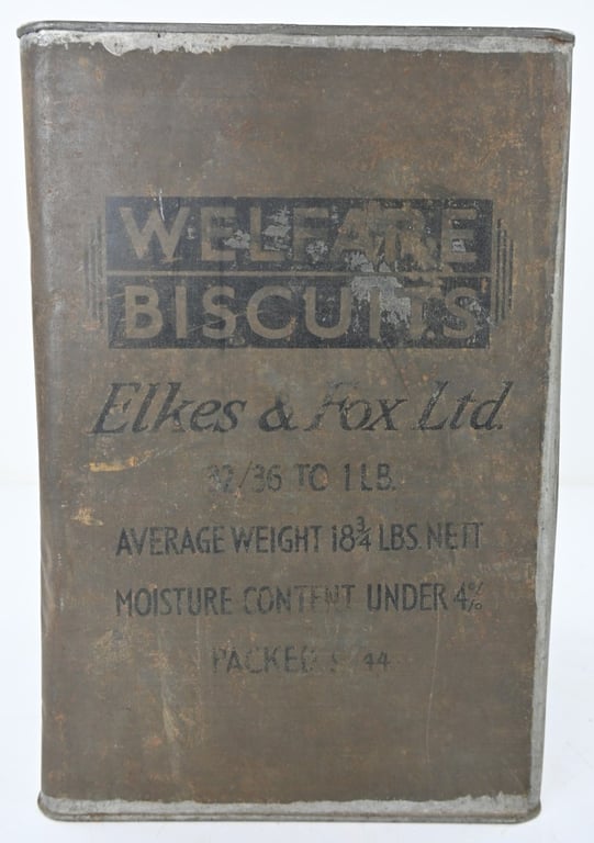 British WW2 Ration Box of Biscuits
