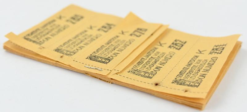 Dutch WW1 Period Food Coupons Amsterdam