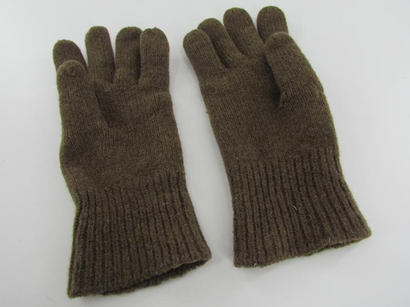 British WWII Army Woollen Gloves