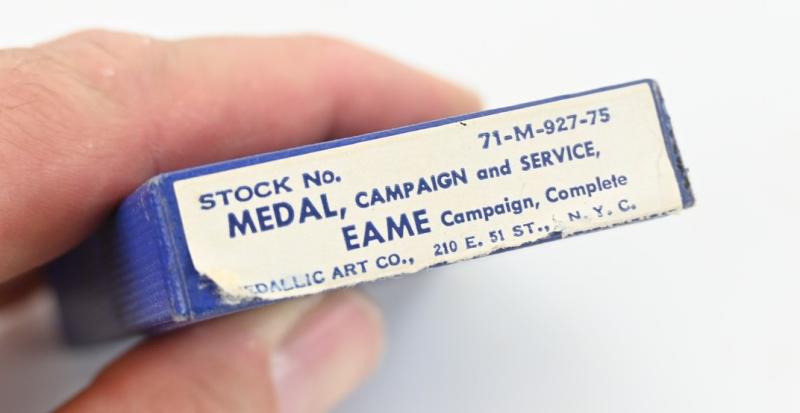 US WW2 EAME Medal in Case