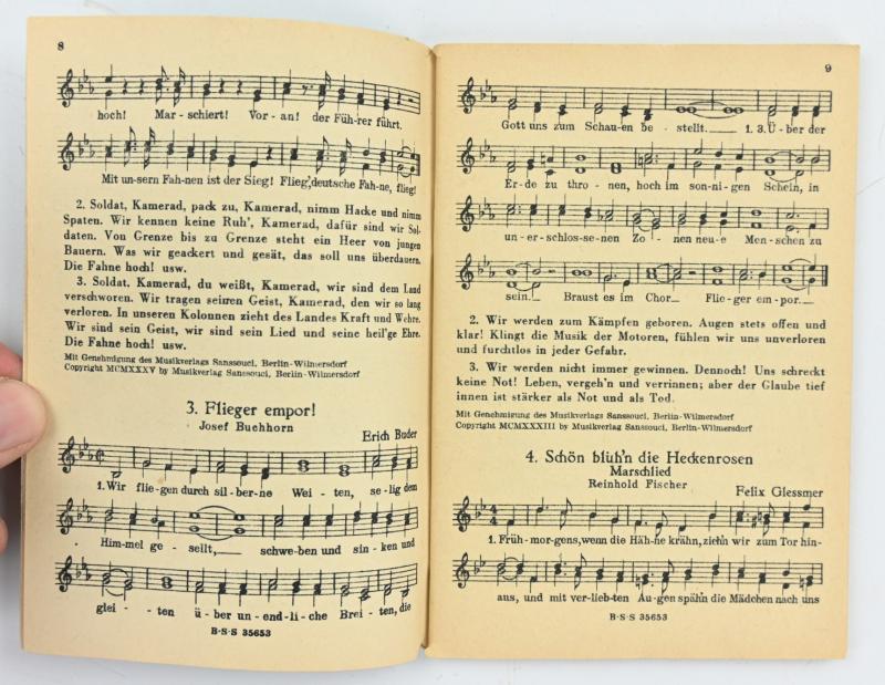 German WH Marching Songs Pocket Book