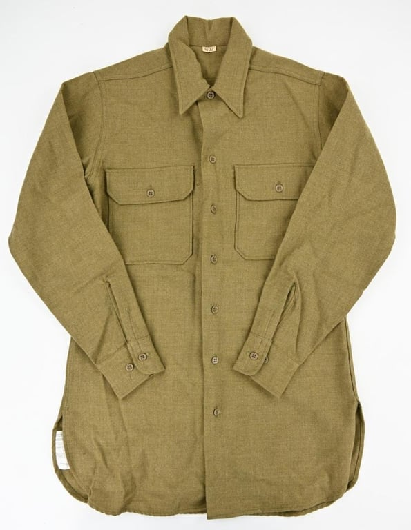 US WW2 Enlisted Men Wool Shirt