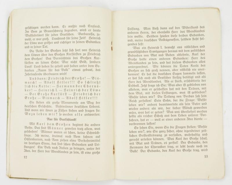 German Third Reich Propaganda Booklet
