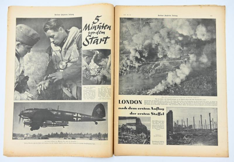 German Berliner Illustrierte Zeitung Newspaper 1940