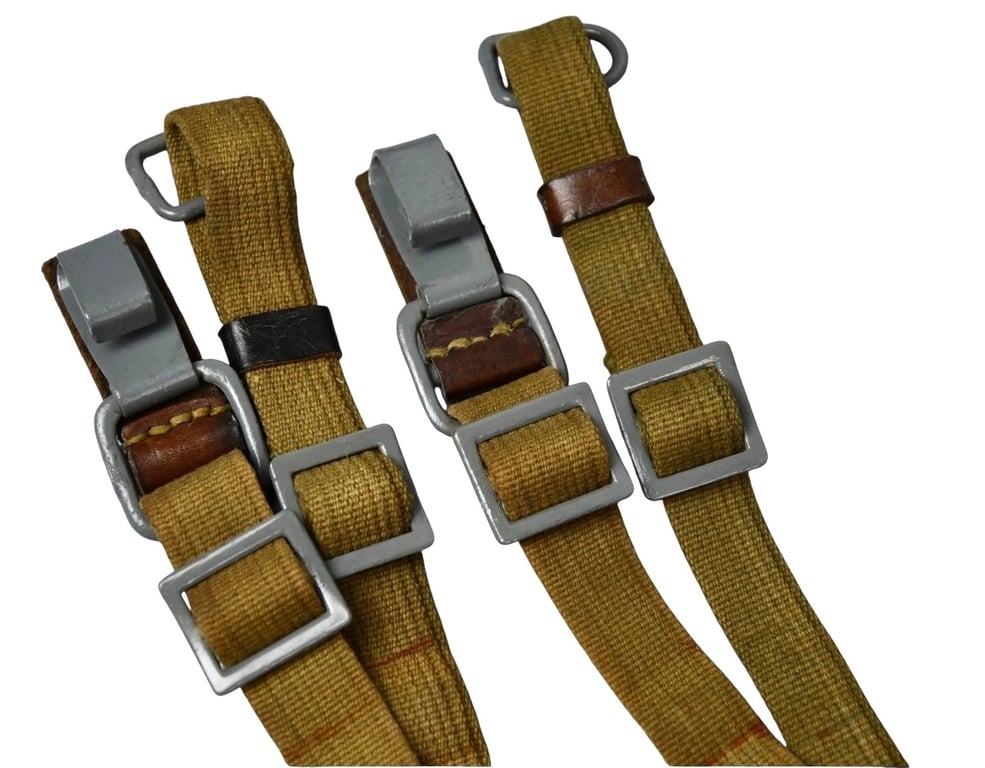 Wehrmacht tropical ‘Afrikakorps’ Y-straps ( RB Numbered )