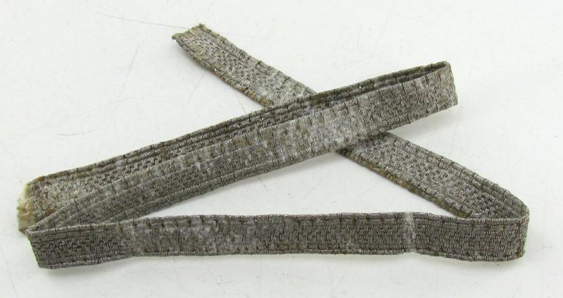 Wehrmacht NCO ‘Unteroffizier’ silver collar tresse