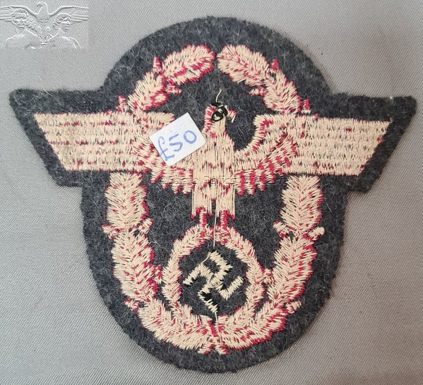 Fire Protection Police Feuerschutzpolizei Arm Insignia
