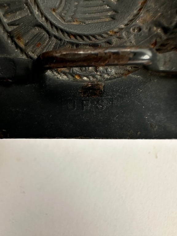 WW2 German belt buckle 'JFS"