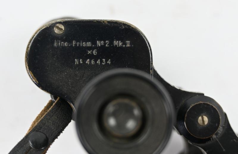 British WW2 Binocular with Carrying Pouch