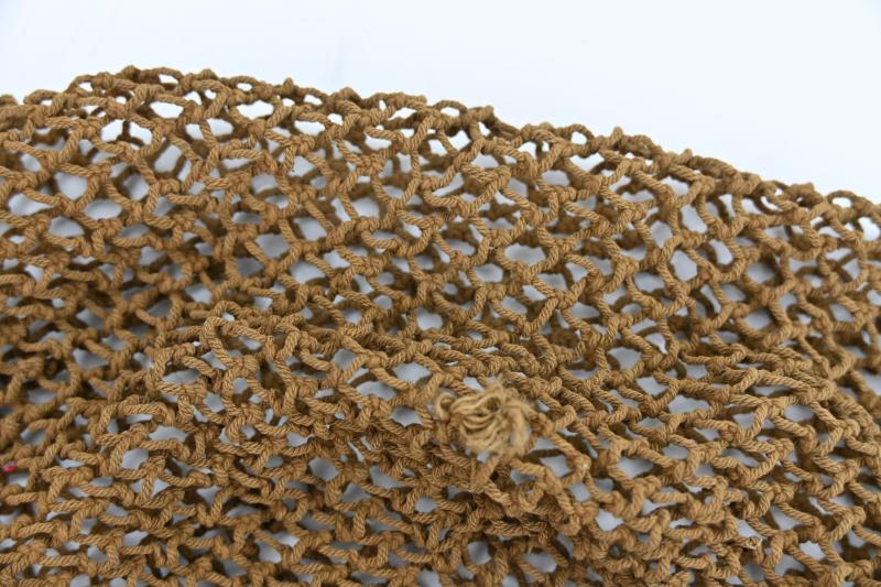 US WW2 British Made Brown M1 Helmet Net