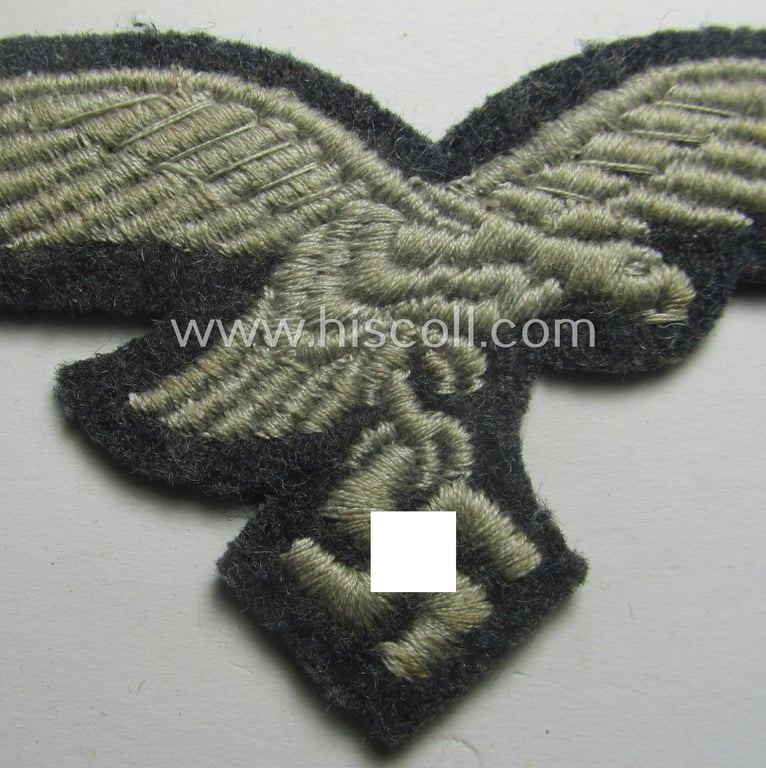 Minimally used- ie. worn, WH (Luftwaffe) EM- (ie. NCO-) pattern breast-eagle