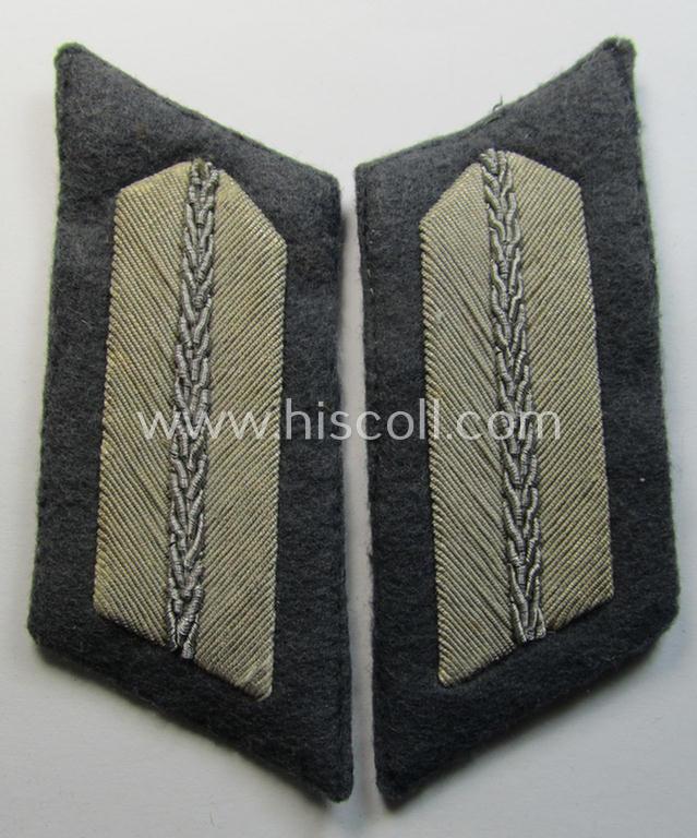 Attractive, 4-pieced WH (Heeres) officers'-type insignia-set comprising of a pair collar-tabs and dito shoulderboards as was specifically intended for usage by an officer who served as a: 'Sonderführer Z'