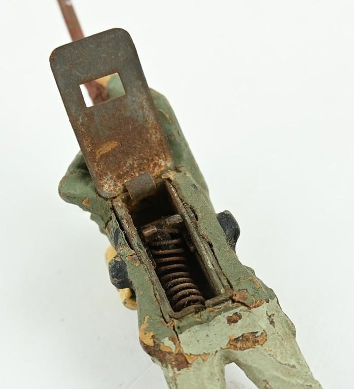 German Elastolin Toy figure 'Laying Infantry Man'