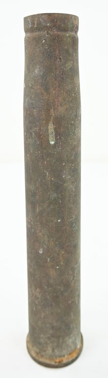 US WW2 40mm Bofors Shell with Cartridge Container