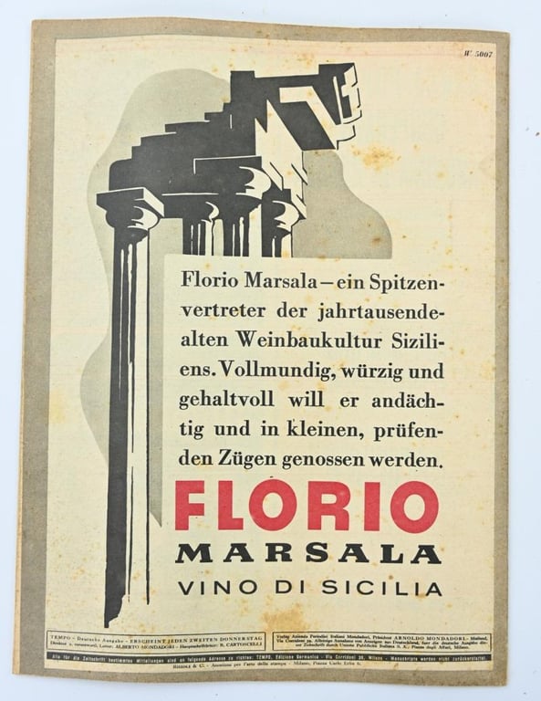 German/Italian Magazine 'Tempo' 1943