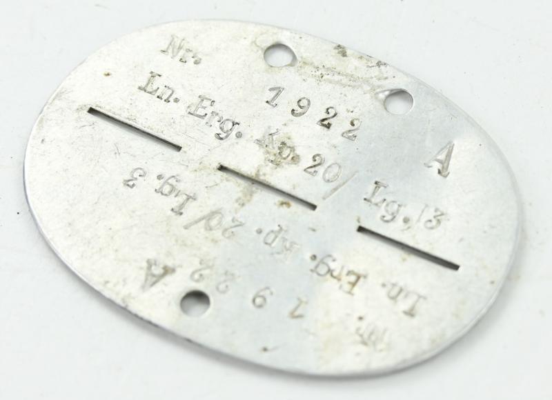 German LW Dog-tag Signal Troops