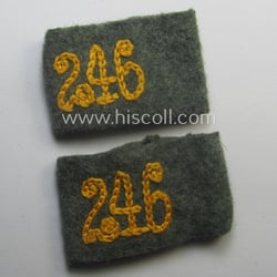 Pair of WH (Heeres) 'Kavallerie o. Aufklärung'-related, so-called:...