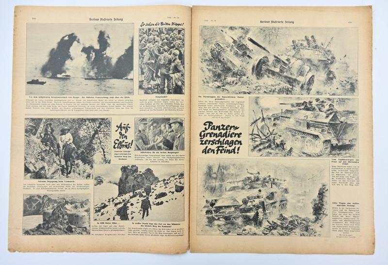 German Berliner Illustrierte Zeitung Newspaper 1942