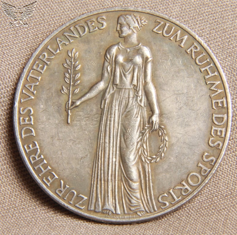 Berlin 1936 Summer Olympic Medallion – XI. Olympischen Spiele 1936 Berlin Erinnerungsmedaille