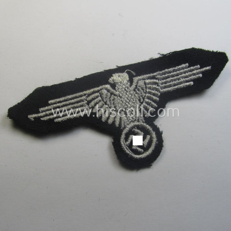 'Virtually mint- ie. unissued', 'SS' (ie. 'Waffen-SS'): 'RzM-style' EM- (ie. NCO-) pattern arm-eagle