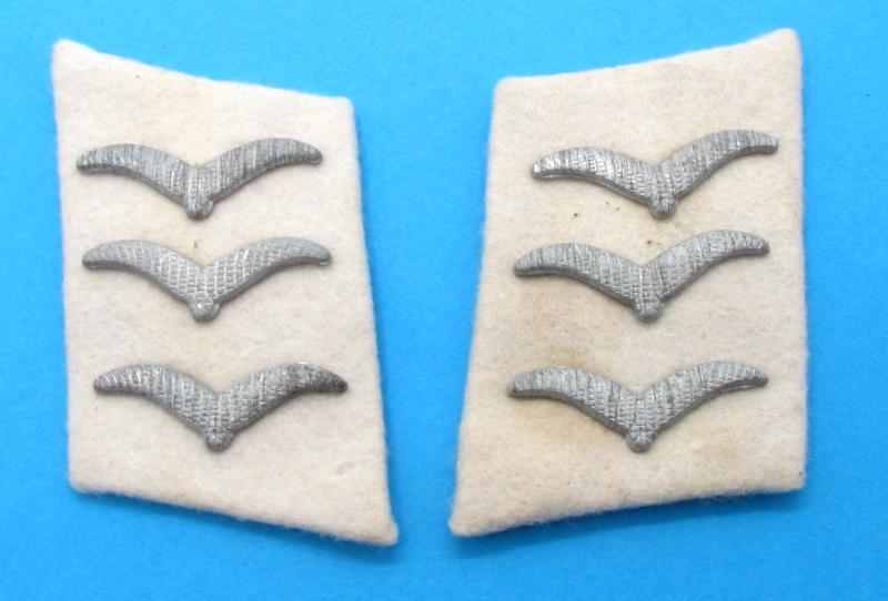Luftwaffe Hermann Göring division 'Obergefreiter ' Collar Tabs