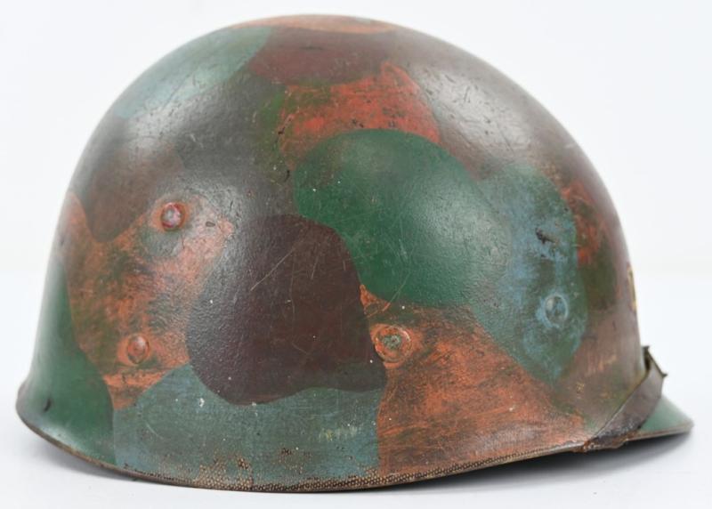 US WW2 M1 Camouflaged Helmet Liner