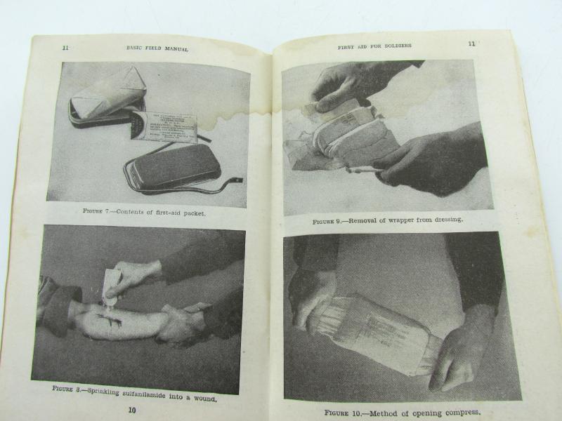 US WWII First Aid for Soldiers FM 21-11