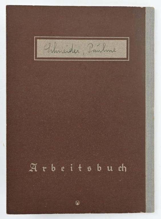 German Third Reich Workerspass
