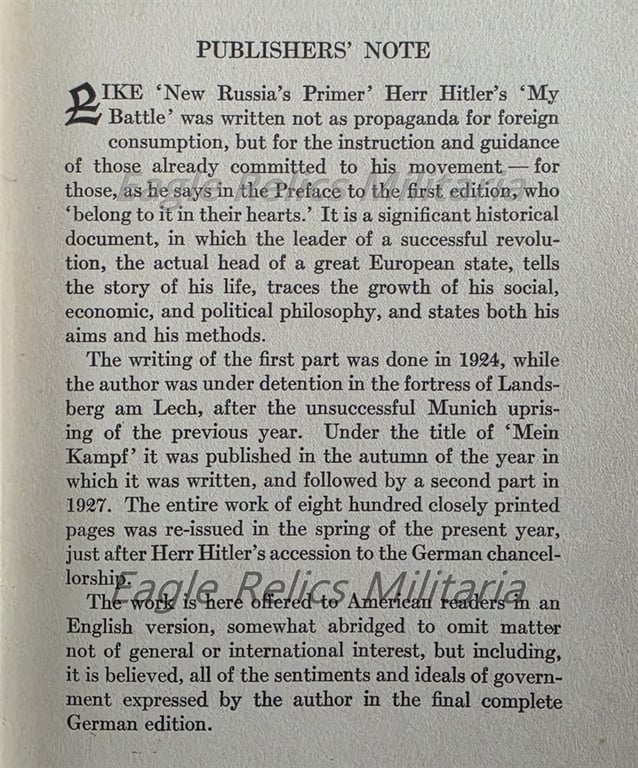English Language Mein Kampf