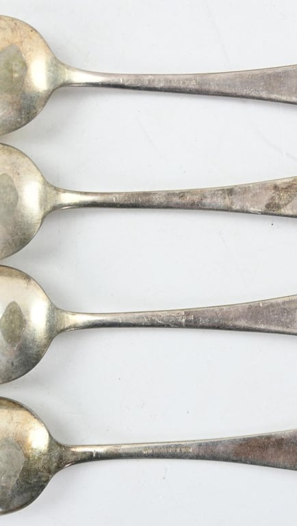 US WW1 Army Officer Q.M.C. Mess Spoon Set