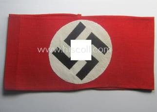 Superb, N.S.D.A.P.-related party-armband (ie. 'Armbinde') being of the...