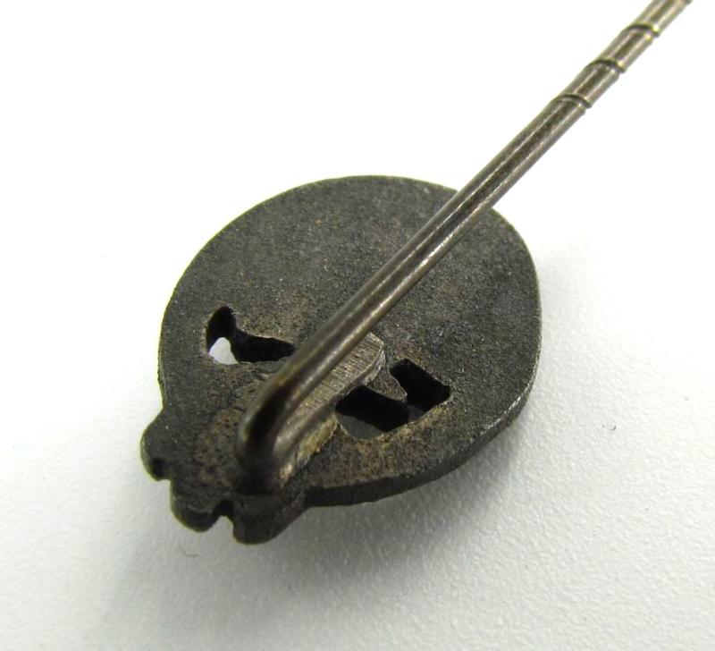 Miniature Panzer Combat Badge in Bronze