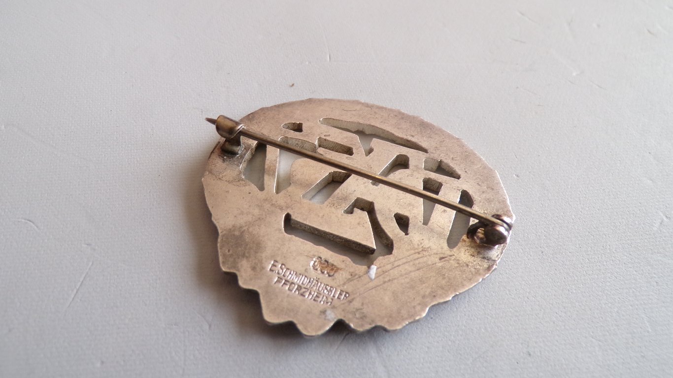 D.A.S.V Sportabzeichen in Silver 1934