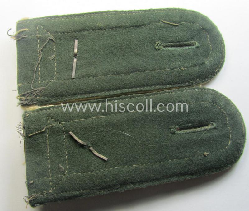 Pair of truly early-period- (ie. I deem 'Reichswehr'-era), WH (Heeres) 'cyphered' NCO-type shoulderstraps: 'Feldwebel des Inf.-Rgts. 11'